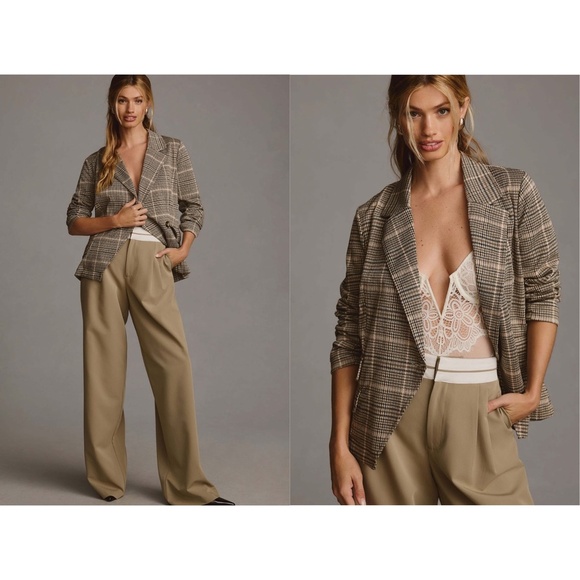 Anthropologie Jackets & Blazers - MAEVE x ANTHROPOLOGIE | Classic Collegiate Structured Knit Blazer | Size XS